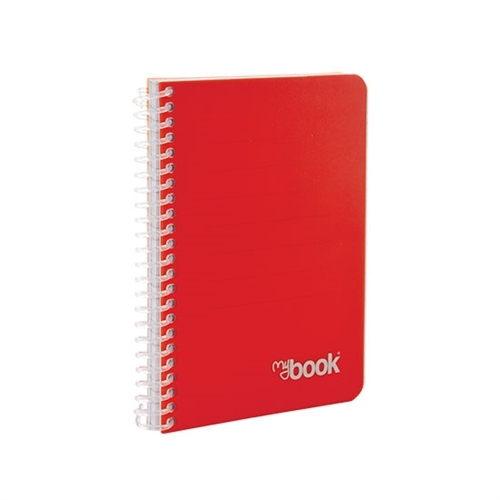 Quaderno MyBook a5 con spirale copertina in plastica 80gr