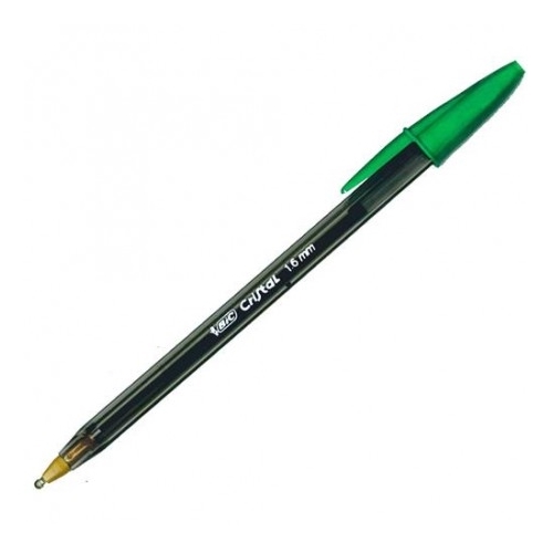 Penna Bic Cristal multicolor verde