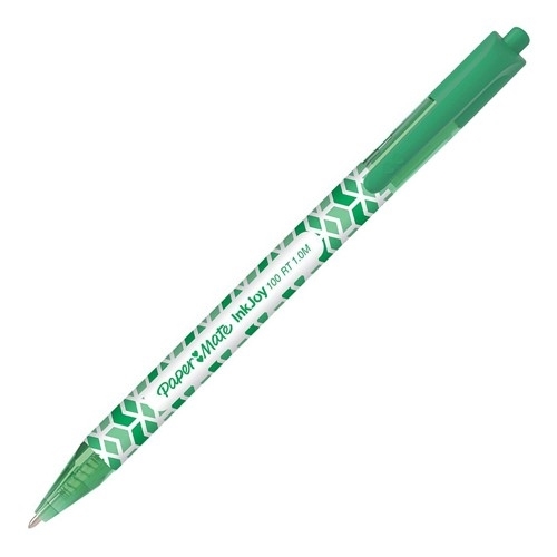 Penna Paper Mate Fun Design Inkjoy 100 RT 1.0M Verde scuro